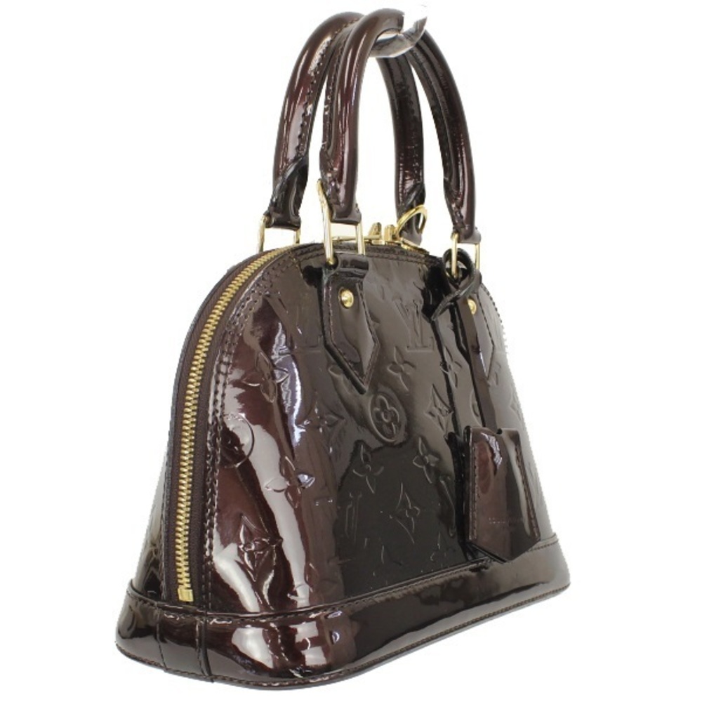 Louis Vuitton Alma BB Vernis Amaranto Enamel Patent